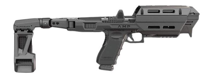 FAB FX-AMPSL-10A1B-BP CON Kit W/Brace GLK17/19 Black