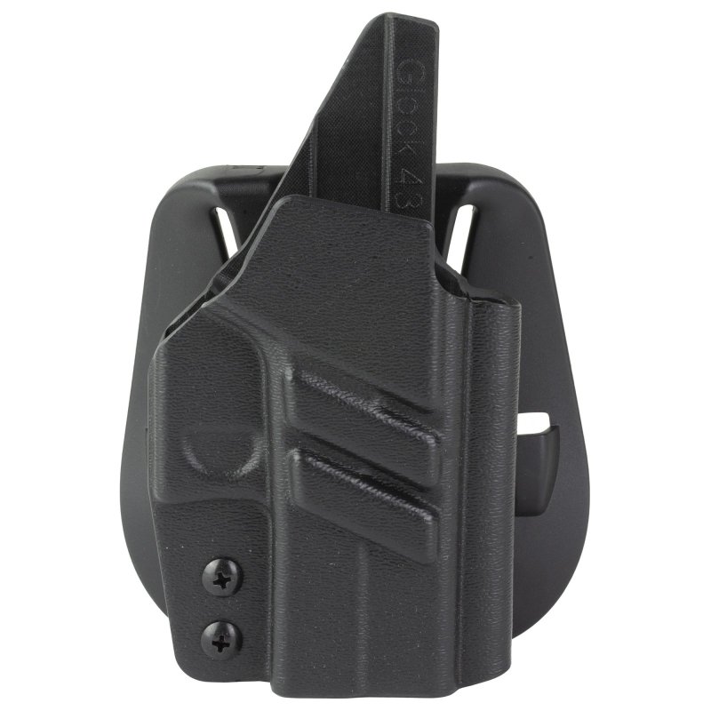 1791 Gunleather TAC-IWB-GLOCK43-BLKR Kydex IWB Holster Glock 43/43X RH