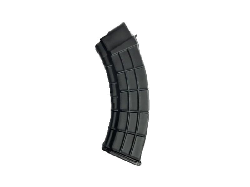 Zastava Arms USA ZAPMAG1 7.62x39mm 30rd Black Polymer Magazine with Steel Reinforced Locking Lugs, BHO Feature, Military Grade