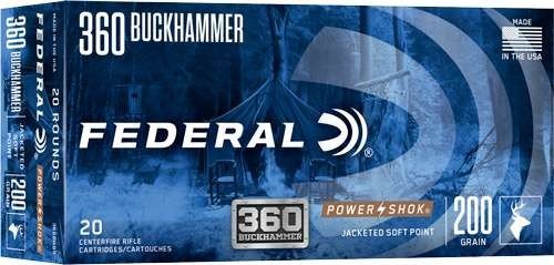 Federal Premium 360BHBS .360 Buckhammer 200 Grain JSP 20 Rounds