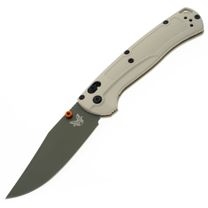 Benchmade Tagged Out CERAKOTE/PL 3.5" Green ELMAX White Grivory