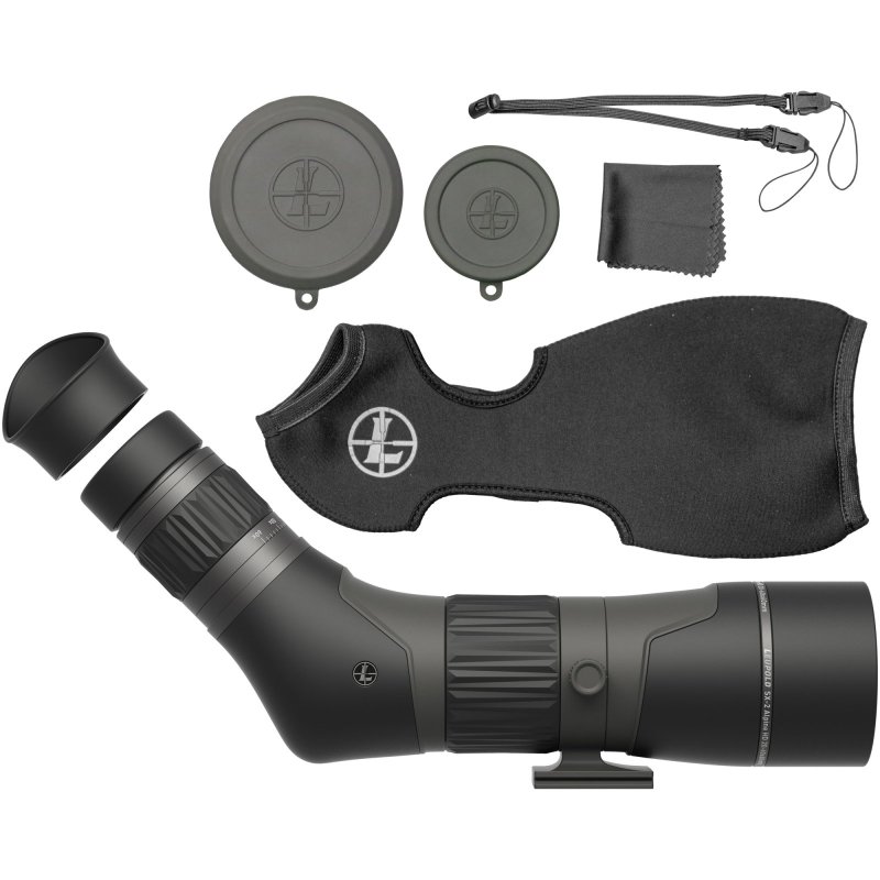 Leupold 185683 SX-2 Alpine HD 20-60x60mm Angled Spotting Scope Black