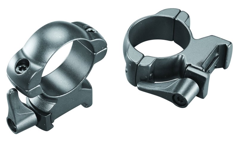 Weaver Lever Lok Top Mount 49335 30mm High Matte Black Steel