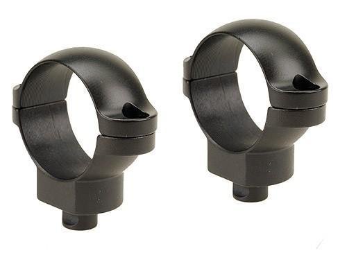 Leupold 1" Medium Steel Quick Release Scope Ring Set Matte Black 49974