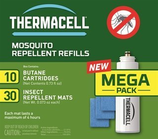 Thermacell R10 Mosquito Repellent Refills 120 Hrs 15 ft Odorless White