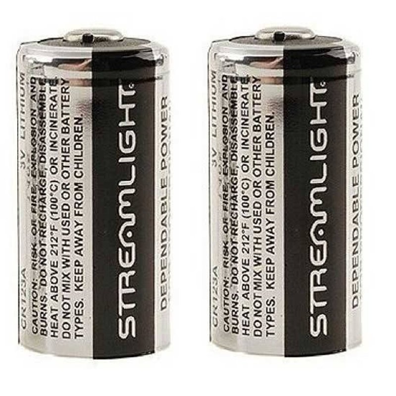 Streamlight CR2 Lithium Batteries 2 Pack Fits TLR-3 Tactical Light 750