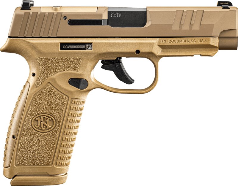 FN America 66-101760 Reflex XL 9mm 15/18RD FDE Tritium Dot Sights
