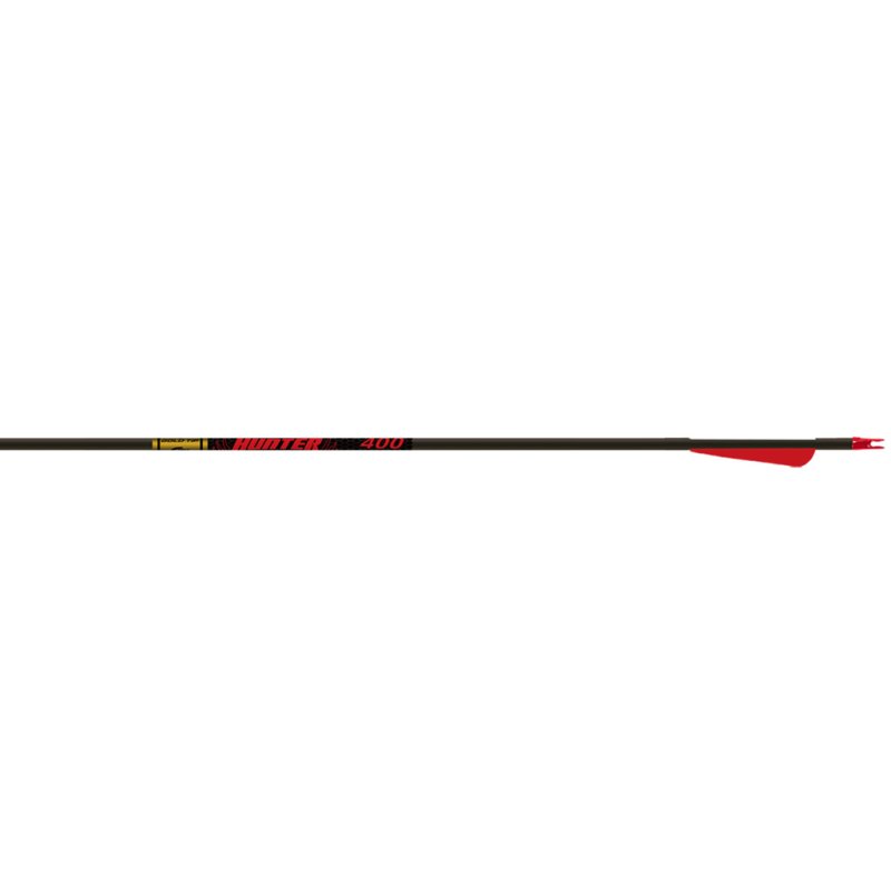 Gold Tip HUN400A46 Hunter 400 4in Vanes 6-Pack Arrows Set