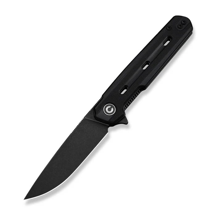 CIVIVI Navo 3.25In Nitro-V Stonewash Blade Black G10 Handle
