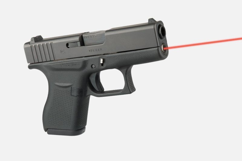LaserMax LMSG43 Red Guide Rod Laser 5mW 635nm Black for Glock 43/43X/48