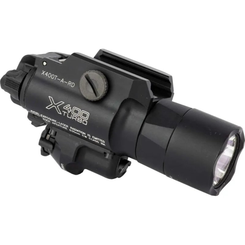 SureFire X400T-A-RD Weapon Light 1000 Lumens Red Laser Black Aluminum