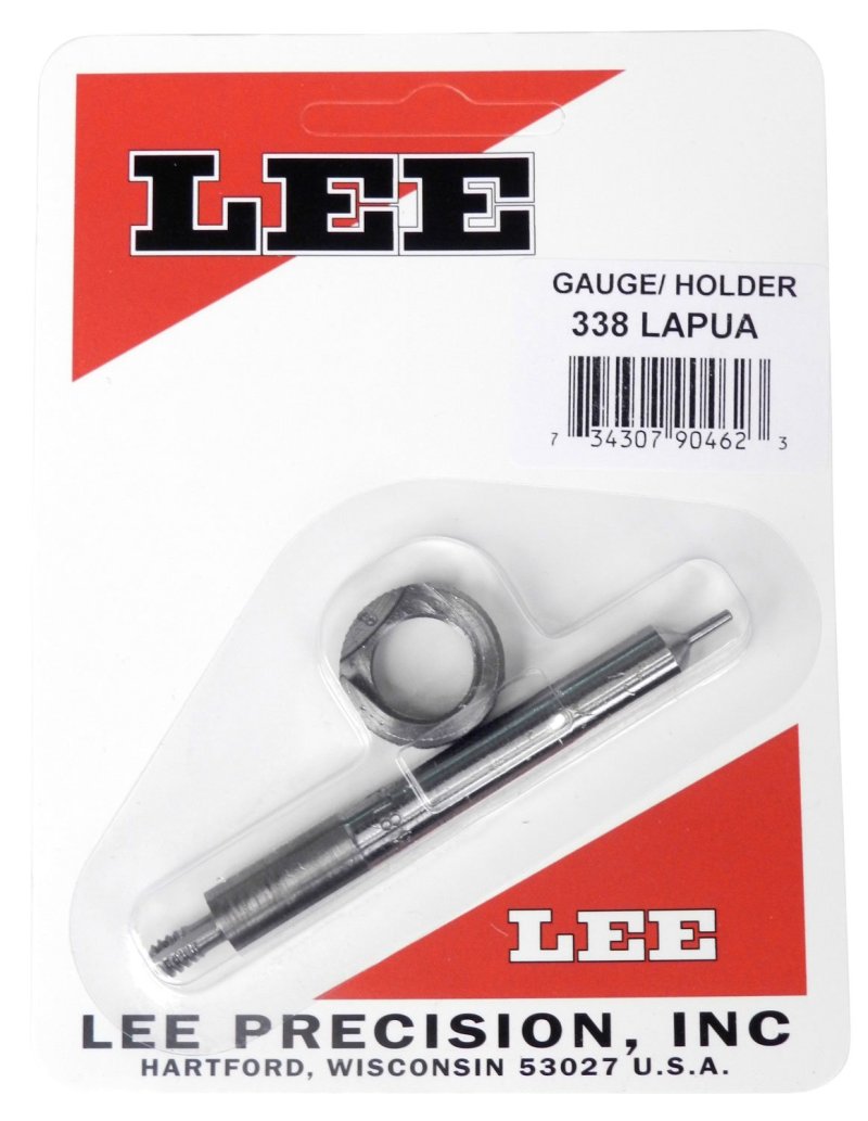 Lee Precision Case Length Gage and Shell Holder 338 Lapua