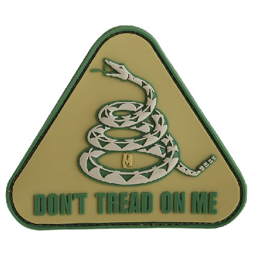 Maxpedition Don't Tread On Me Morale Patch PVC Velcro Back