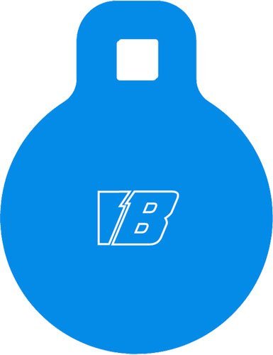 Bash Target 964 AR500 Gong Target Round 3" 1/2" Thick