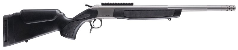 CVA CR4443S Scout TD 450BM Single Shot 22" Threaded SS Barrel Black