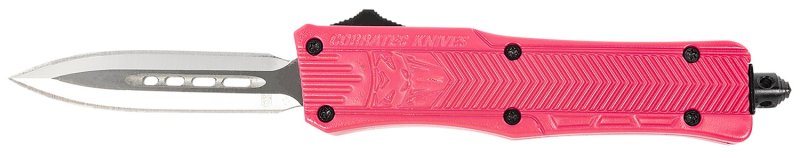 CobraTec Knives CTK-1 Small 2.75 In D2 Steel Pink OTF Dagger Knife