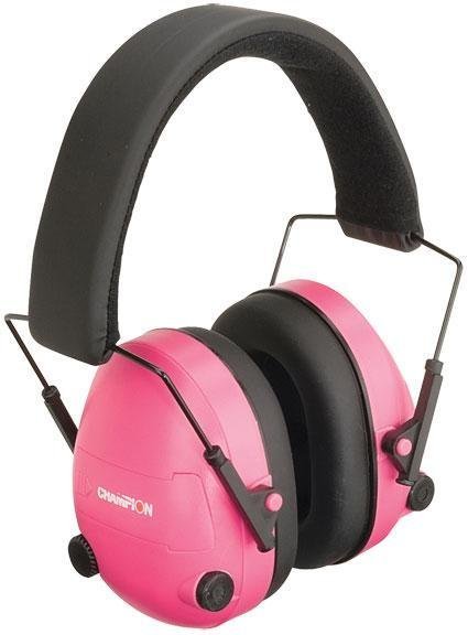Champion Targets 40975 Electronic Ear Muffs 25 dB Pink Black Adjustable