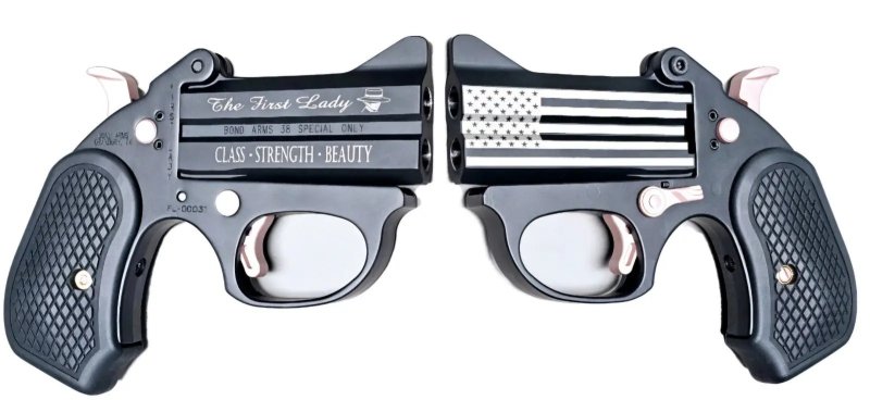 Bond First Lady 38spl 3 Blk-rose Gold B6 Grips