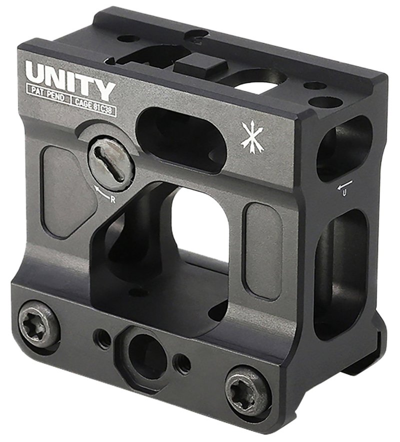 Unity Tactical FSTMICB Fast Micro Black Anodized 7075 T6 Aluminum Mount
