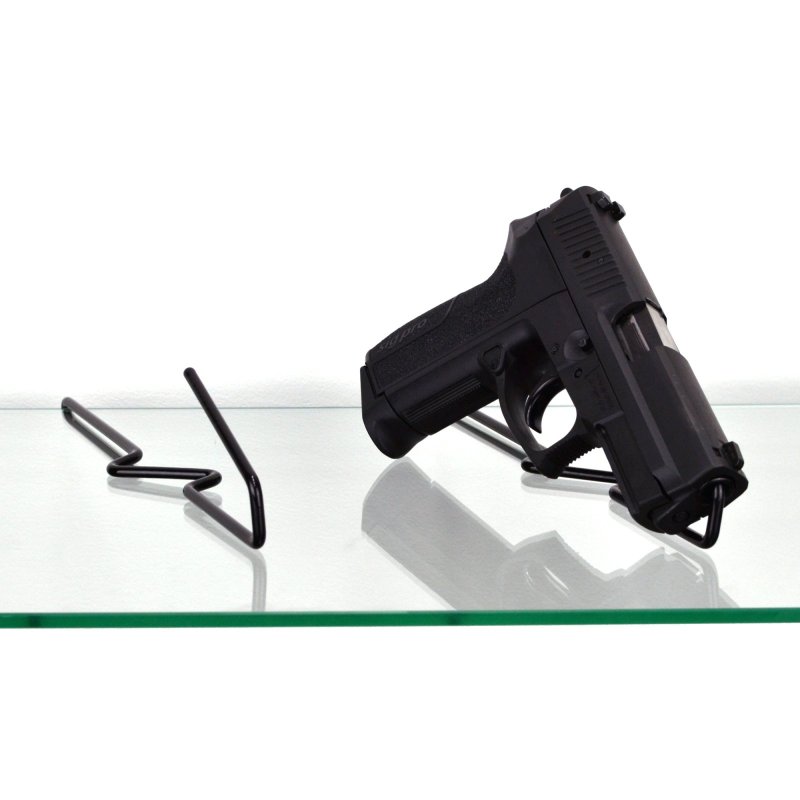 Gun Storage Solutions BKIK10 Vinyl-Coated Handgun BackKikstands 10-Pack