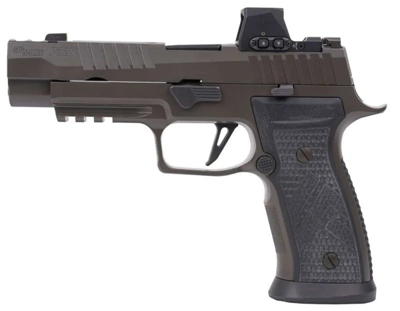 Sig Sauer P320AXG LEGION 9mm 3.90In 21Rd Gray Romeo-X Optic XSeries