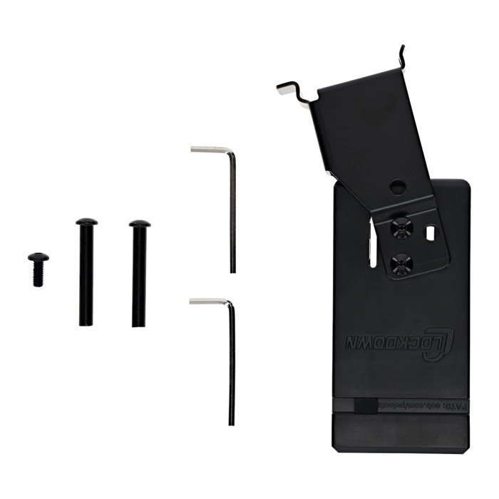 Lockdown 1196116 SecureWall AR15 Hanger Black Finish