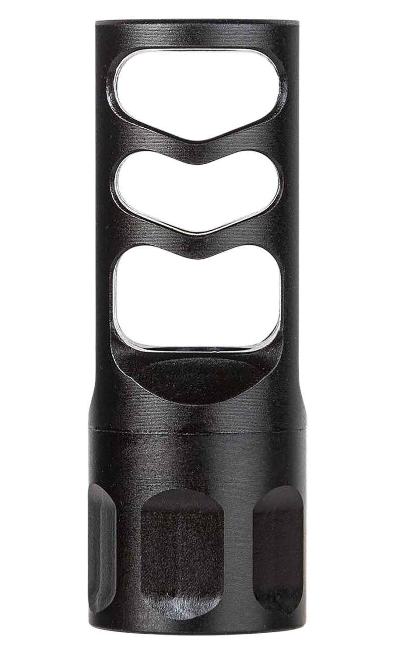 TAPCO TAP22046 5/8x24 Self-Timing Muzzle Brake Black Nitride