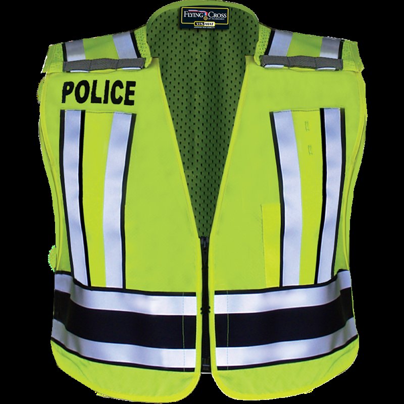 Flying Cross Pro Series Hi-Vis Safety Vest LAPD Navy 2XL