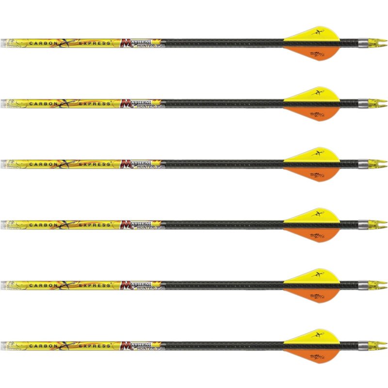 Feradyne Outdoors Mayhem 22 In Moon/Flat Crossbow Bolts 6 Pack 52133