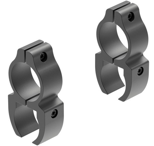 Leupold Riflman Gen 2 See-Thru Rimfire Rings Matte 1in 3/8in