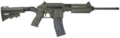 Kel-Tec SU22EGRN 22LR 16" Semi-Auto Rifle, Green, Collapsible Stock