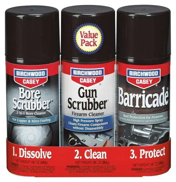Birchwood Casey 33309 Gun Cleaning Kit 10 oz - 3 Pack