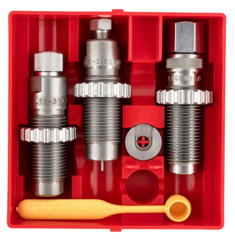 Lee Precision 90078 3-Die Set 350 Legend with Storage Box