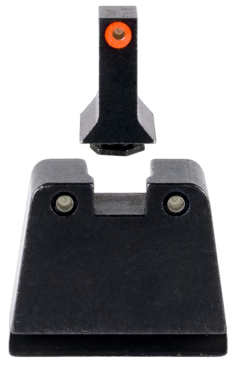Trijicon GL243-C-601142 Suppressor Height Sights Glock Slim Frame Green