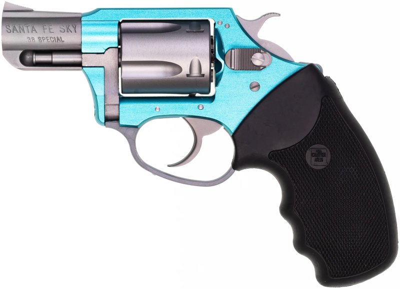 Charter Arms Santa Fe .38 Special +P 2 In 5-Rounds Turquoise Stainless