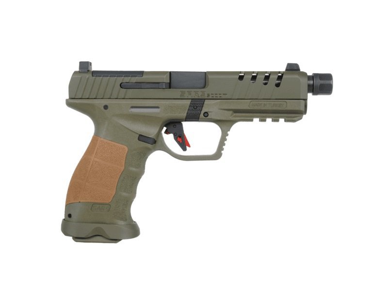 SAR USA SAR9SOCOMOD10 9mm 9x19 5.20InBarrel 10+1 OD Green