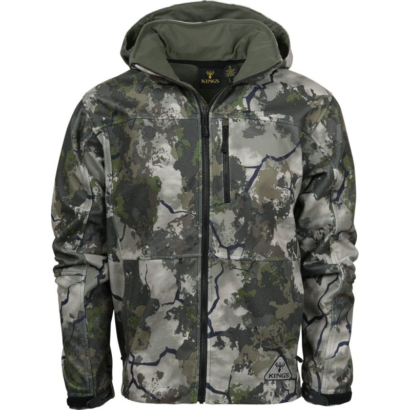 Kings Camo Wind-Defender Pro Fleece Jacket Weatherproof Medium