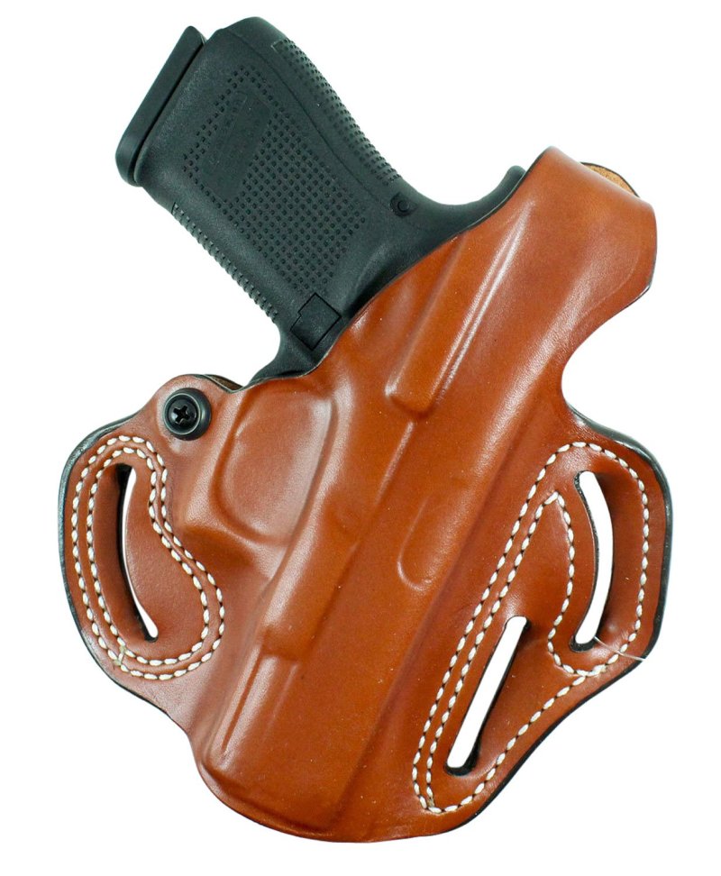 DeSantis 001TA1LZ0 Thumb Break Scabbard Tan Leather Holster for Glock 19/32