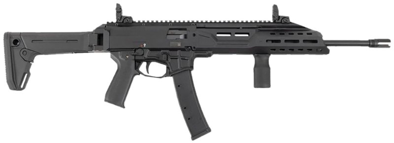 CZ-USA 91440 Scorpion 3+ Carbine 9mm 35+1 16.3" Threaded Barrel Black