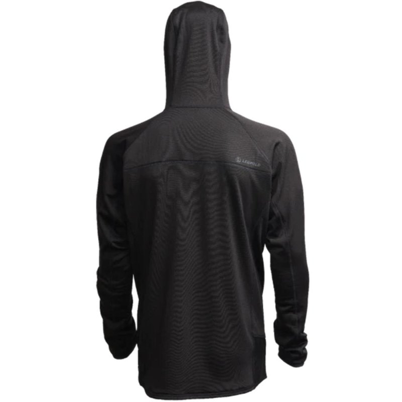 Leupold Velum Half Zip Hooded Fleece Sweatshirt Charcoal XL