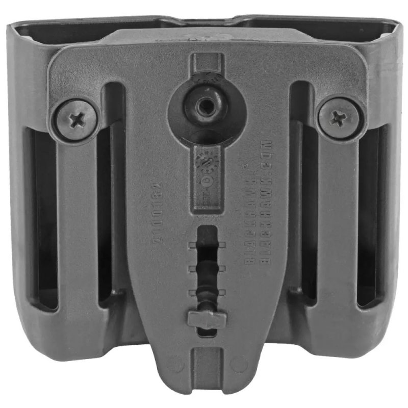 Blackhawk 410510PBK Double Magazine Case Matte Black Polymer