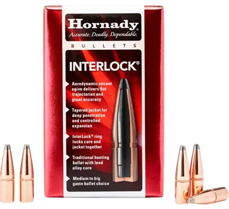 Horn Hunter 2640 InterLock .264 6.5mm 160 Grain Round Nose