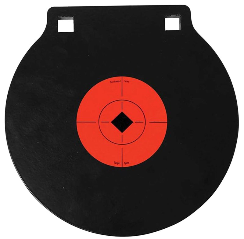 Birchwood Casey 47604 World of Targets 8 In AR500 Steel Gong Black/Orange
