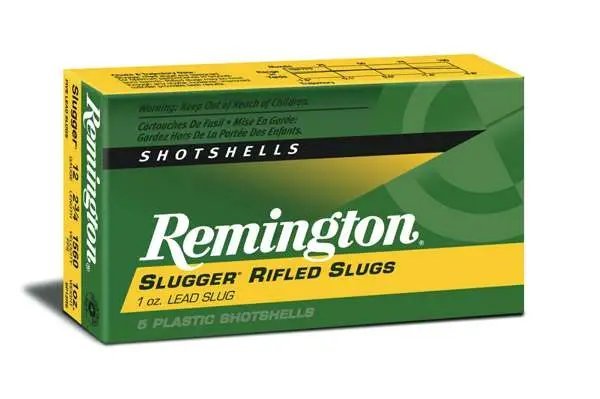 Remington Ammunition 20302 Slugger Hunting 12 Gauge 2.75" 1 oz Rifled Slug Shot 5 Per Box/ 50 Cs