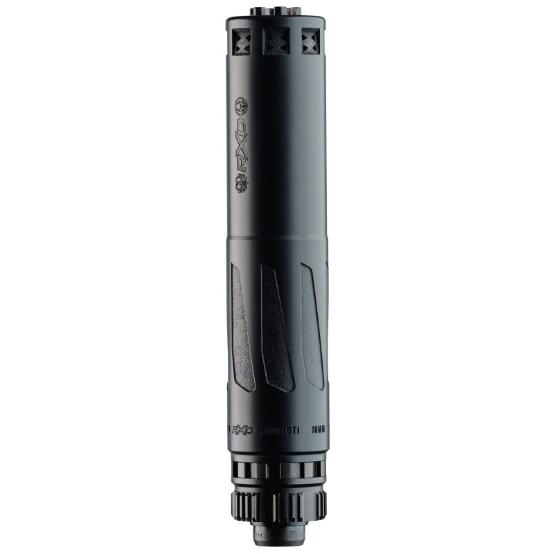 Dead Air RXD910TiBLK 9mm Optimized 10mm Capable 1/2-28 PB440 Mojave Black