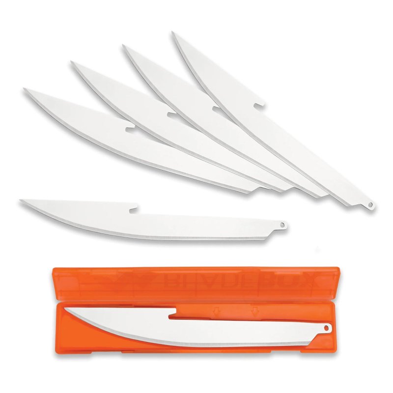 Outdoor Edge RR50-6 420J2 Stainless Steel 5 In Boning Fillet Blades 6 Pack