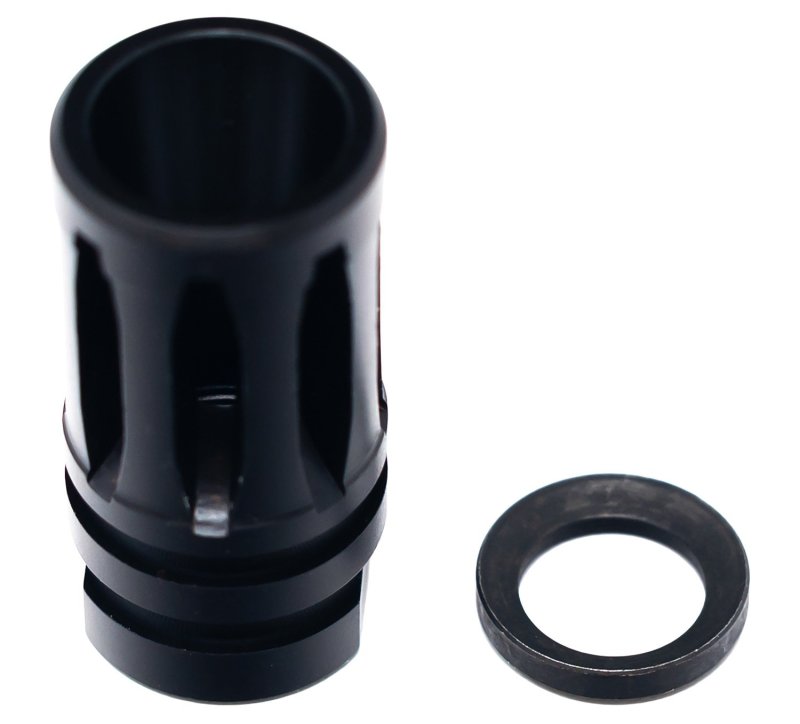 Faxon Firearms FFMD762A2 A2 Flash Hider Black Nitride 5/8"x24 30 Cal