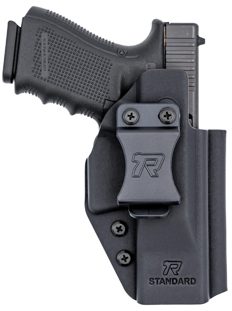 ROUNDED RGUNVRSLSTNDRDBLK Universal Kydex IWB Black Belt Clip