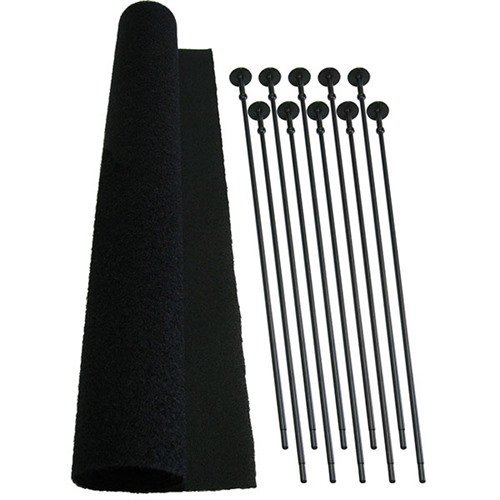 Gun Storage Solutions RR10SKBL Rifle Rod Kit .22 Cal, 10 Black Rods