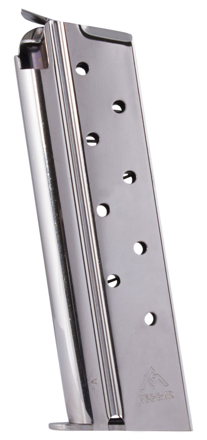 Mec-Gar MGCGGOV38N 1911 .38 Super 9rd Nickel Magazine